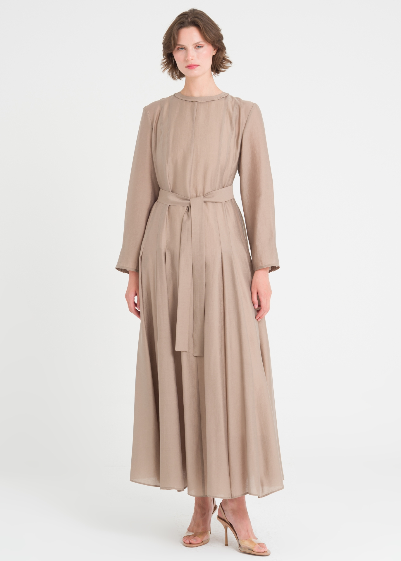 coffee-cream-long-dress-with-belt-armagan-collection