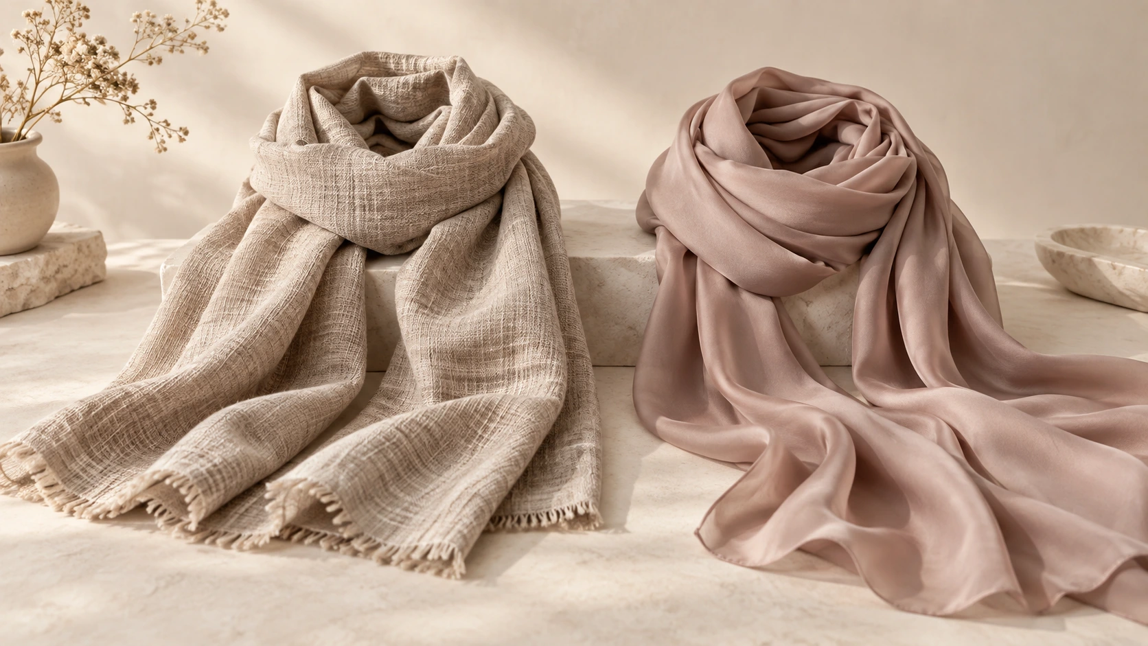Cotton vs Rayon Scarves Which Fabric Suits Your Routine