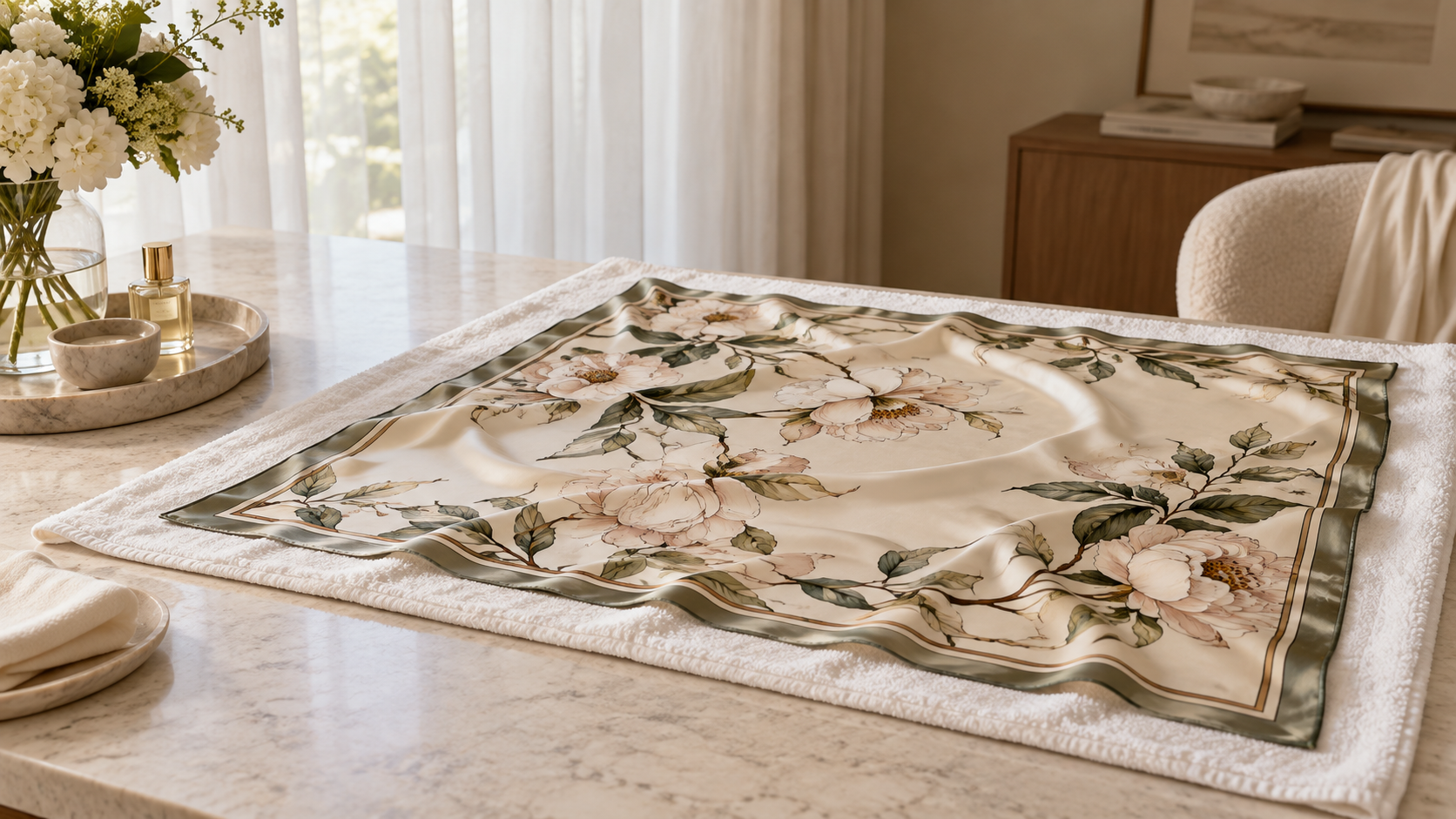 How to Dry a Silk Scarf​